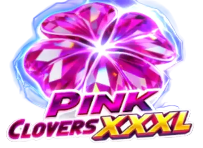 Pink Clovers XXXL slot logo